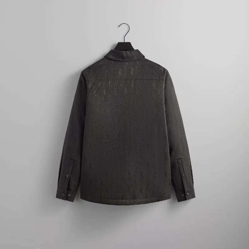 Kith Jacquard Faille Sutton Quilted Shirt Jacket - Somber