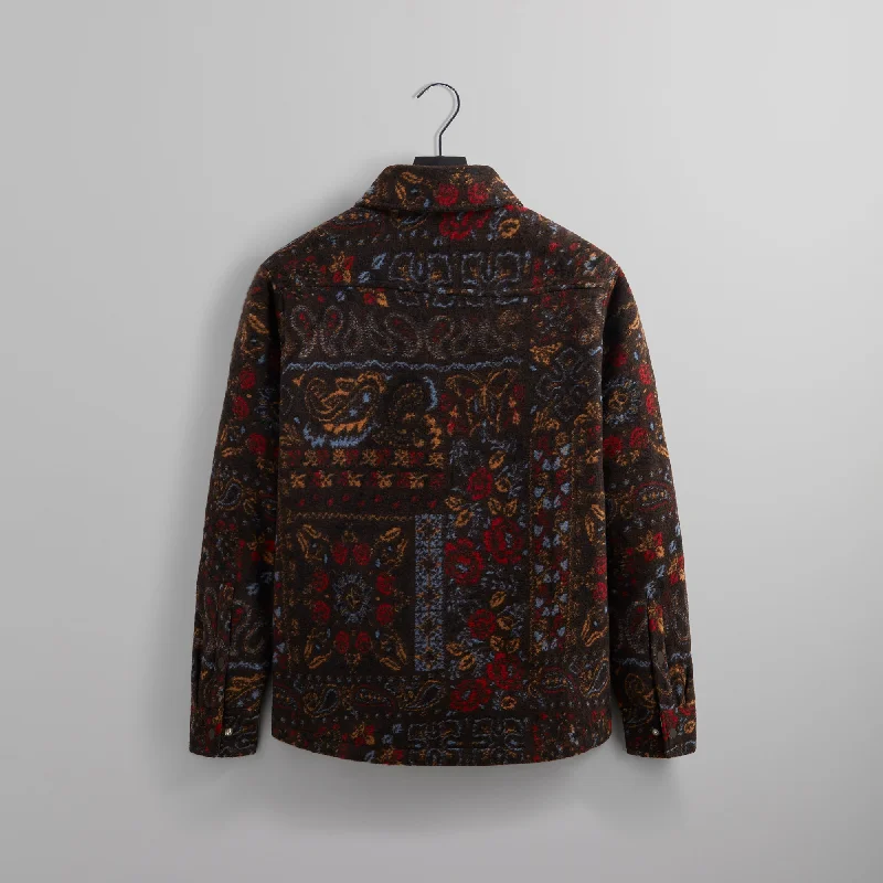 Kith Paisley Sheridan Shirt Jacket - Kindling