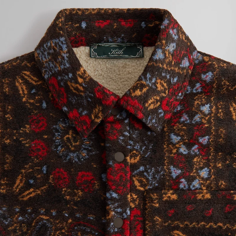 Kith Paisley Sheridan Shirt Jacket - Kindling