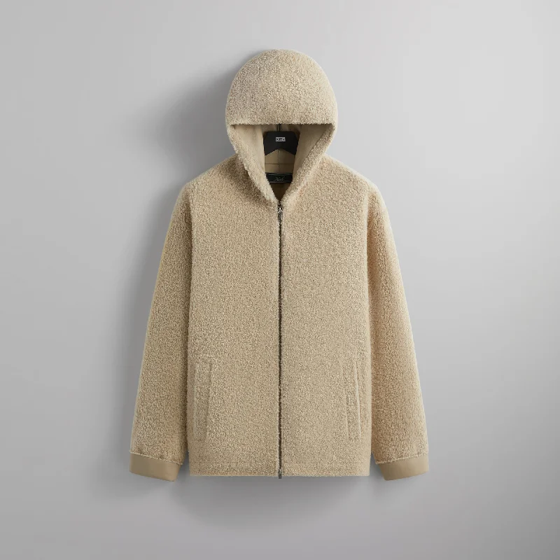 Kith Ryer Hooded Shearling Jacket - Sector