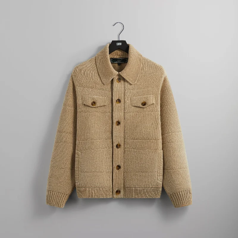 Kith Stiles Knit Trucker Jacket - Plateau