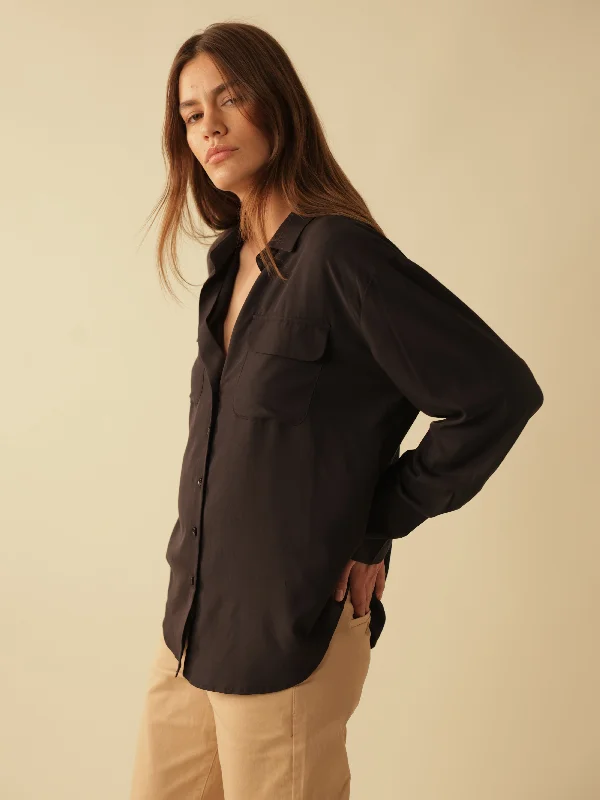 Long Sleeve Button Front Shirt