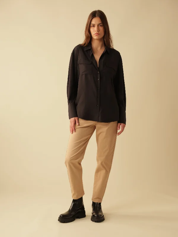 Long Sleeve Button Front Shirt