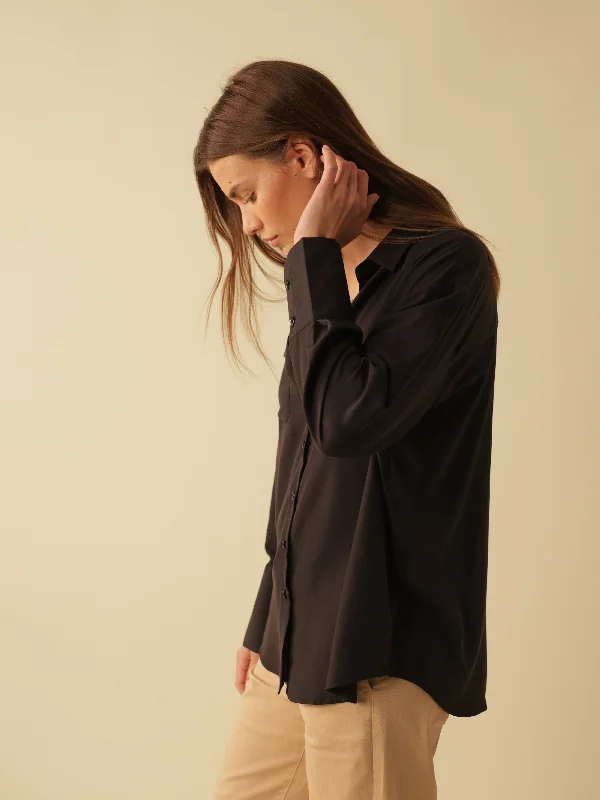 Long Sleeve Button Front Shirt