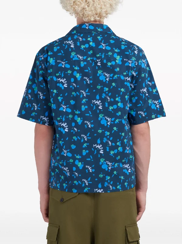 MARNI Men Printed Short Sleeve Shirt