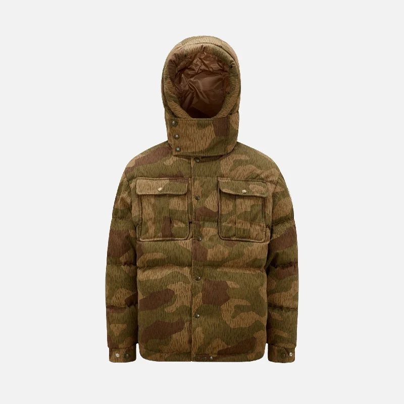 Moncler x Palm Angels Mandelbrot Long Parka - Brown