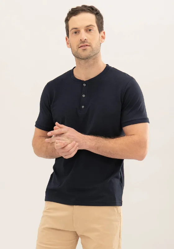 Mens Huck Henley - Ink