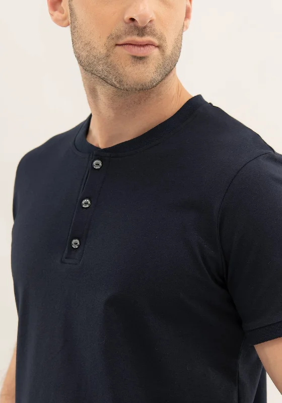 Mens Huck Henley - Ink