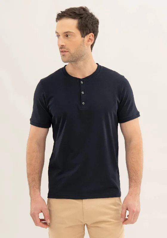 Mens Huck Henley - Ink