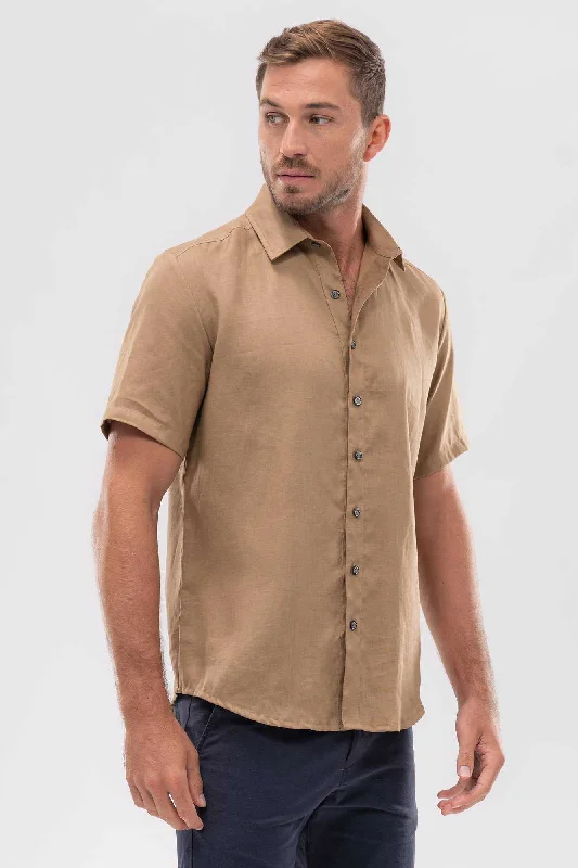 Mens Oren Shirt - Walnut