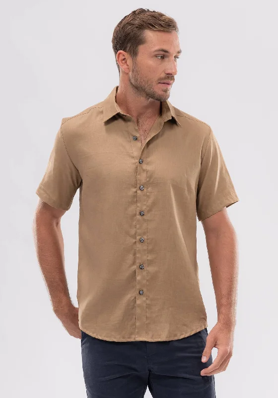 Mens Oren Shirt - Walnut