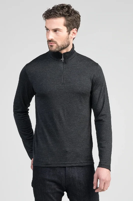 Mens Pua Zip Shirt - Graphite