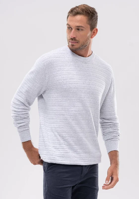 Mens Xander Sweater - Silver