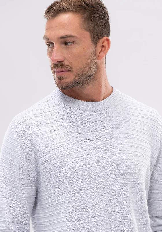 Mens Xander Sweater - Silver