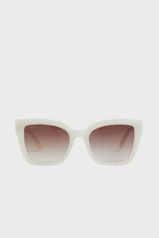 Meringue and Brown Gradient Rhys Sunglasses