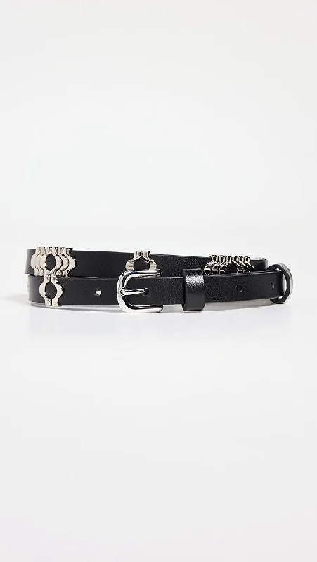 Odena Belt - Black/Silver