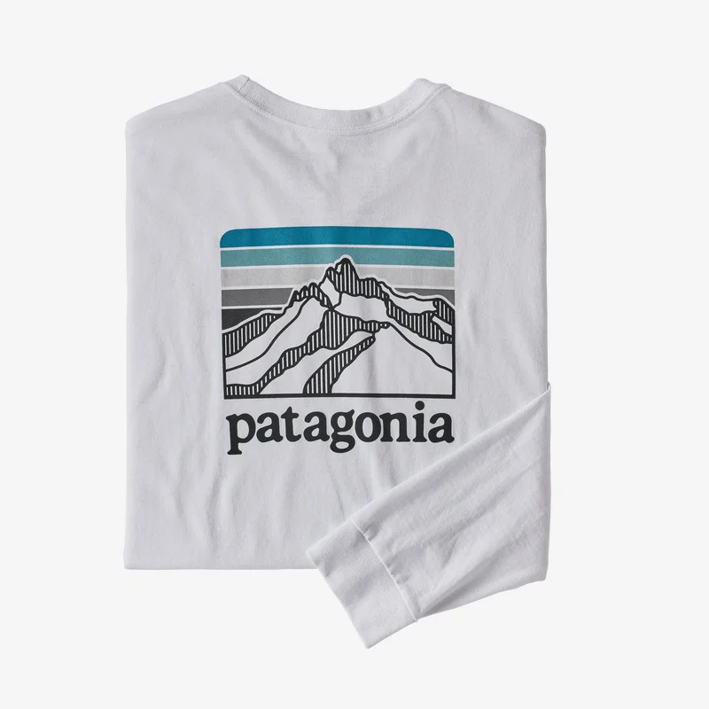 Patagonia Men's Long Sleeve Line Logo Ridge Responsibili-Tee - Past Season