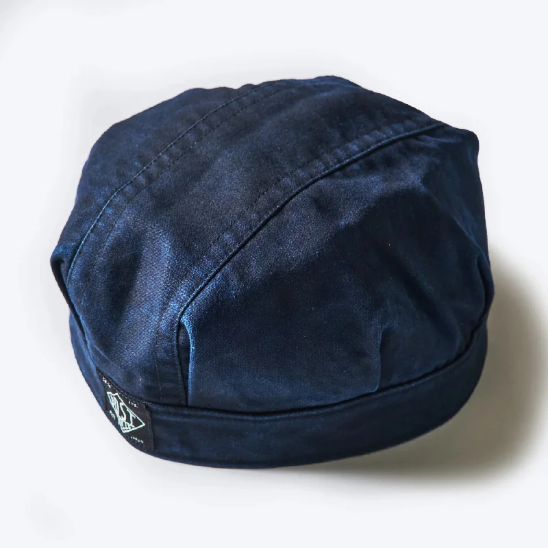 Post O'Alls Engineers' Cap Moleskin - Black Indigo