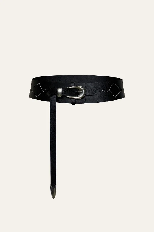 Rodeo Revelry Belt In Black