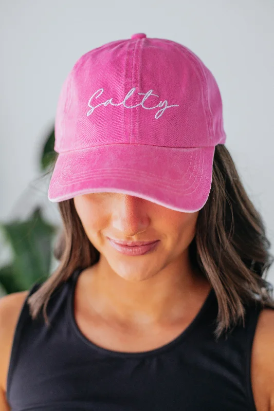 Salty Baseball Cap - Hot Pink