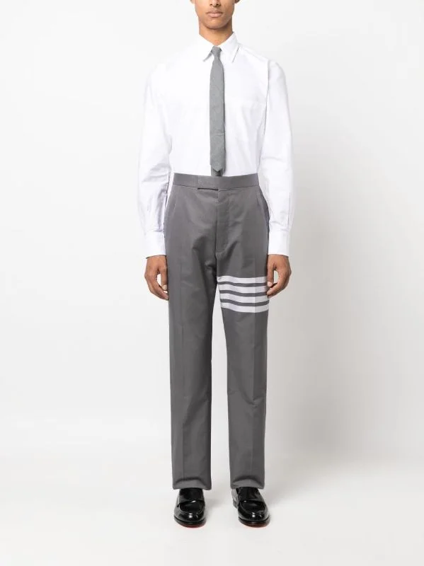 THOM BROWNE Men Classic Oxford Shirt With Grosgrain Placket