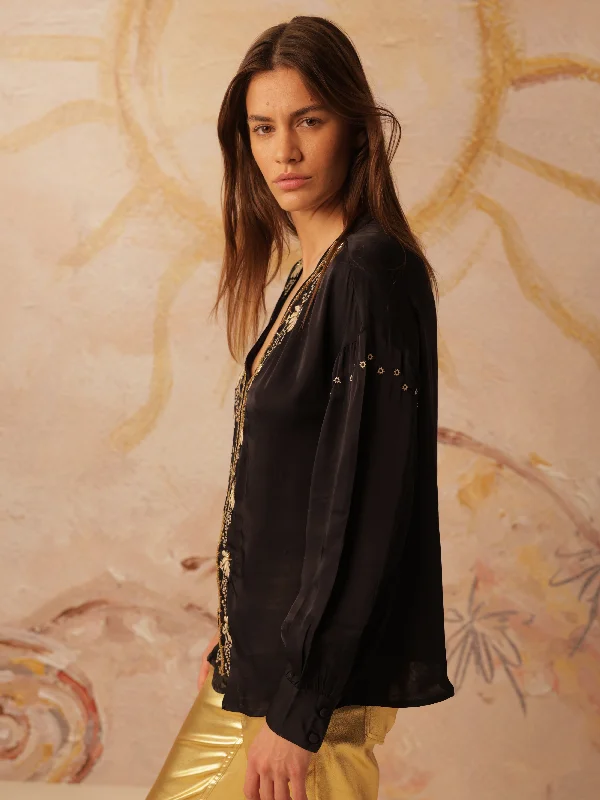 Bohemian Embroidered Shirt