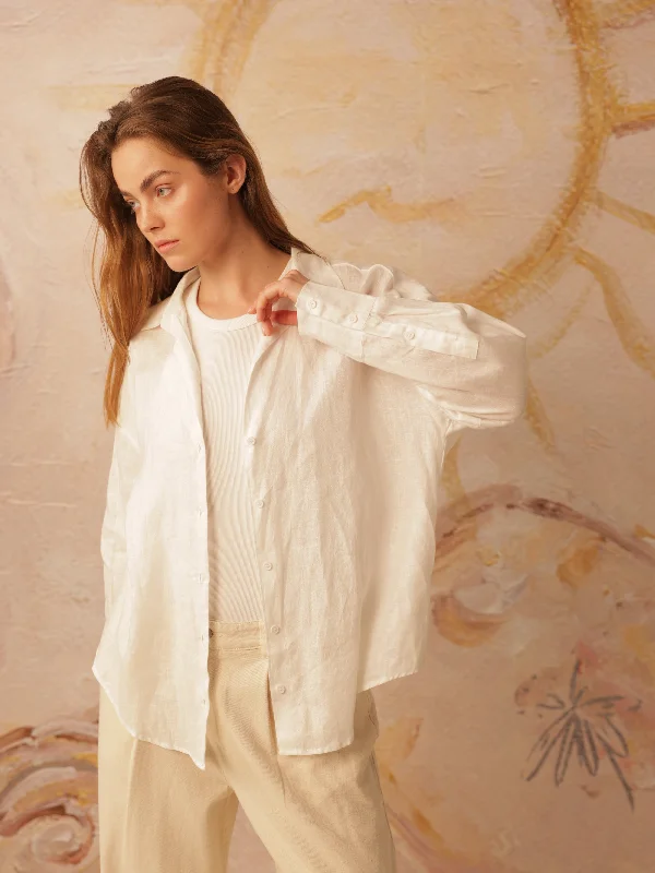 Buttoned Linen Shirt