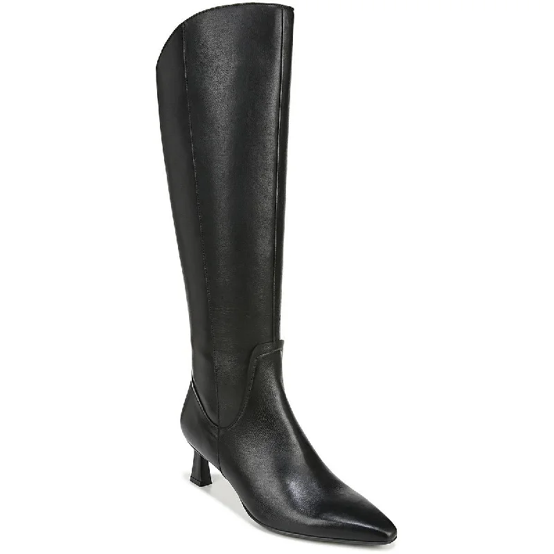 Deesha NC Womens Leather Narrow Calf Knee-High Boots