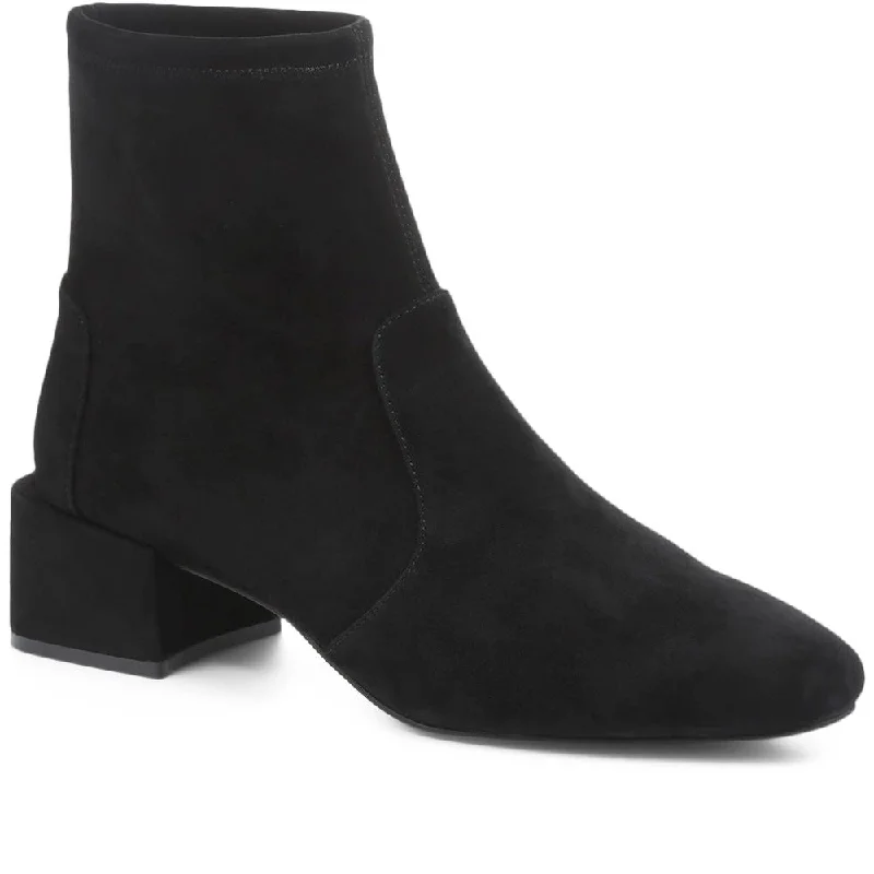 Eadie Suede Ankle Sock Boot - EADIE / 318 105