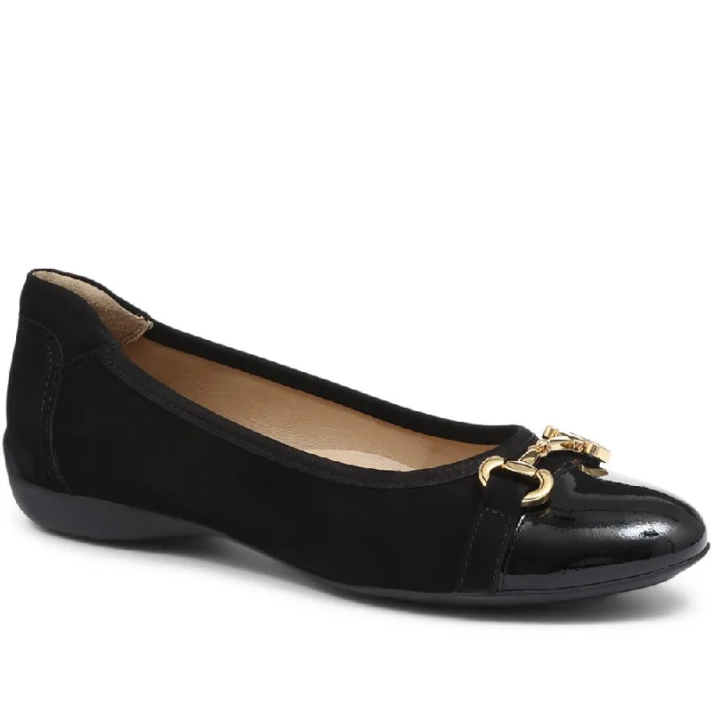 Valentina Leather Ballerina Shoe - VALENTINA / 318 189