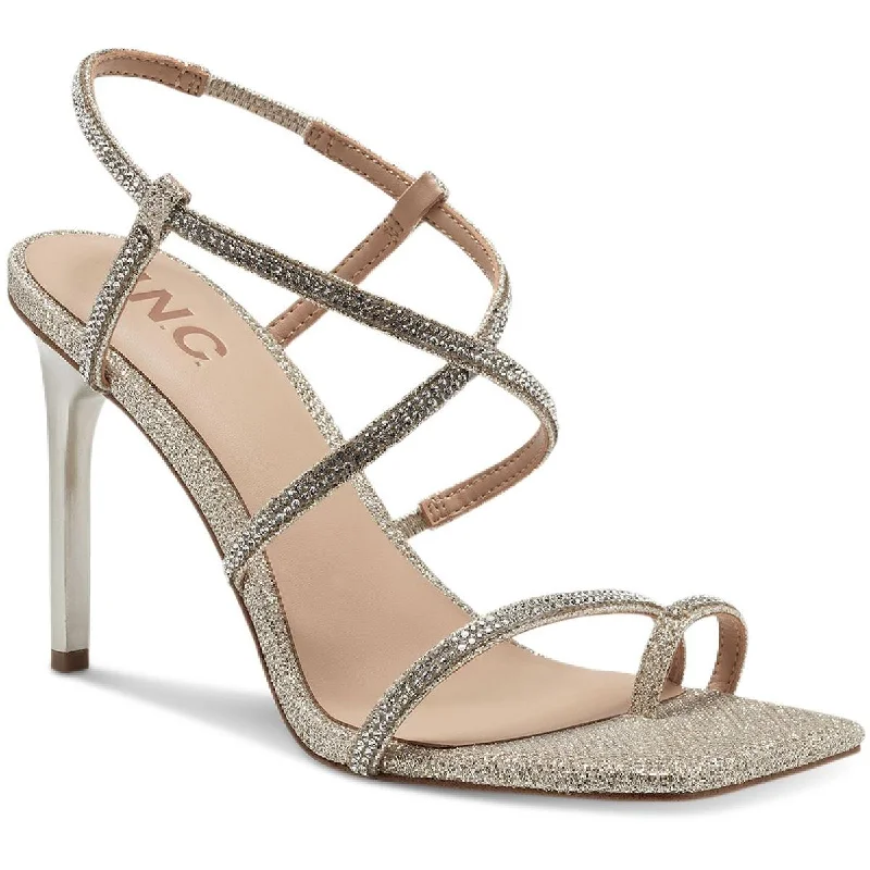 Arti Womens Strappy Open Toe Heels