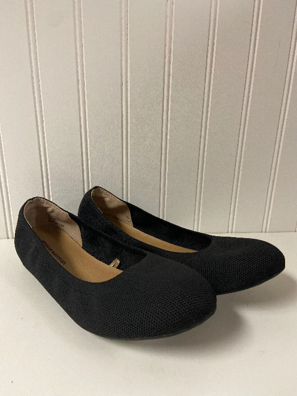 Black Shoes Flats Amazon Essentials, Size 8