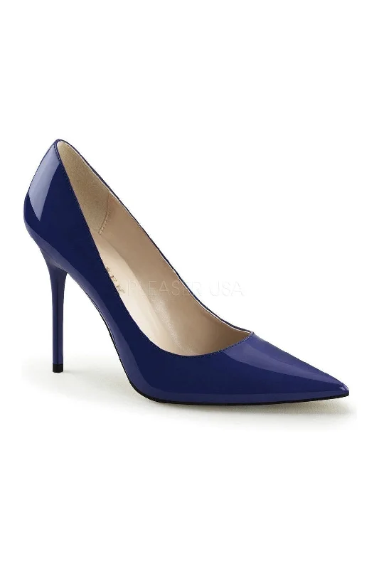 CLASSIQUE-20 Pump  | Blue Patent