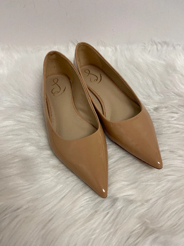 Cream Shoes Flats Sam Edelman, Size 8.5