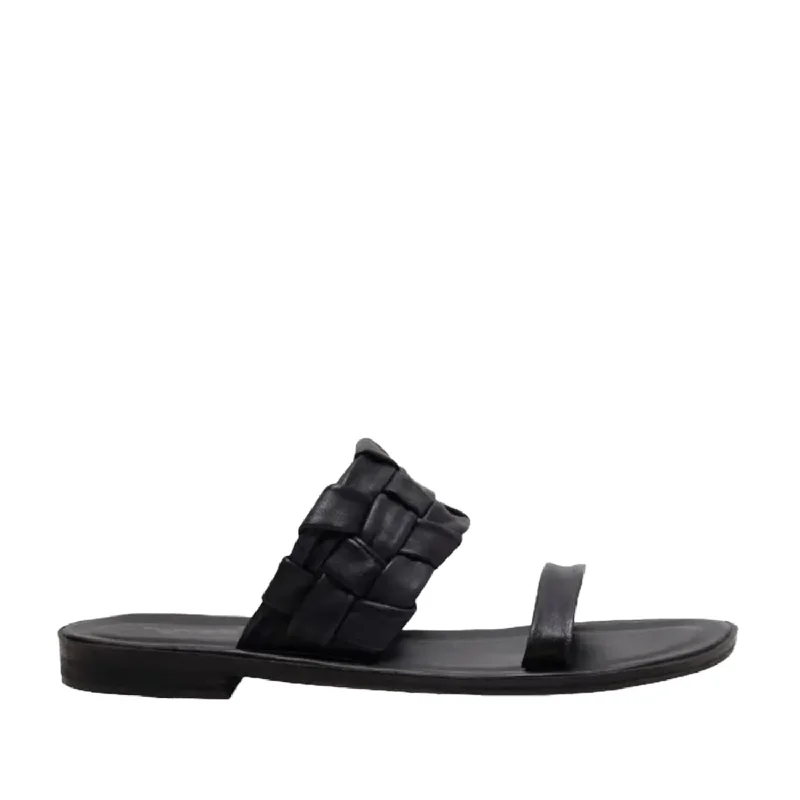 Free People Women's Woven River Sandal in Black