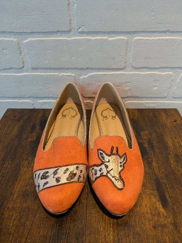 Shoes Flats By C Wonder In Orange, Size: 7