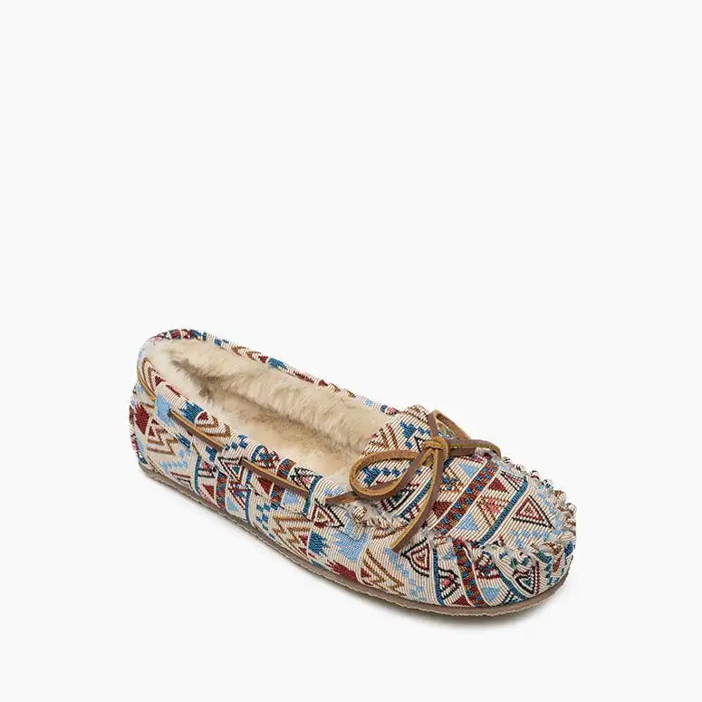 Minnetonka Cally (Women's) - Cream Mosaic