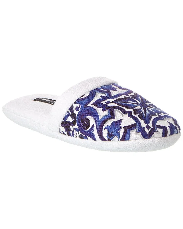 Dolce & Gabbana Blu Mediterraneo Slippers