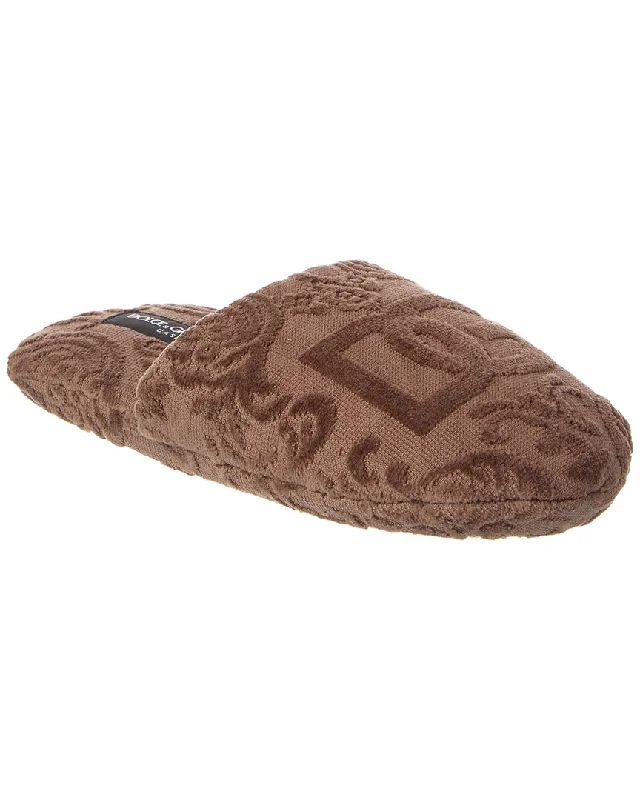 Dolce & Gabbana Jacquard Terry Slippers