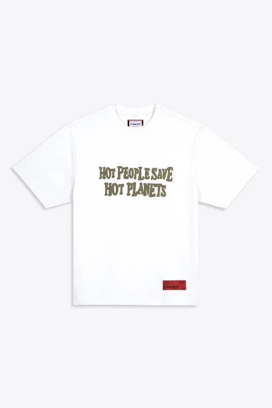 Hot People Save Hot Planets S/S Tee (White)