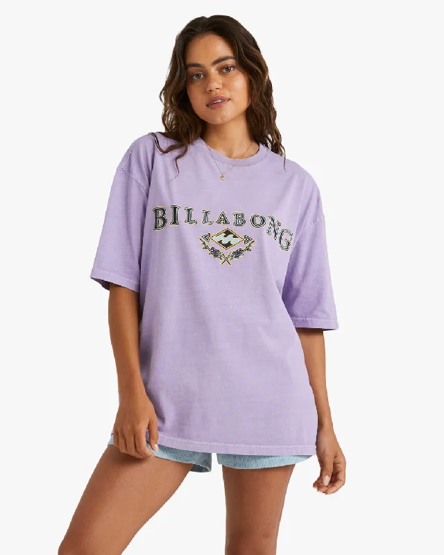 Lilac Throwback Tee T-Shirt - Lilac Breeze