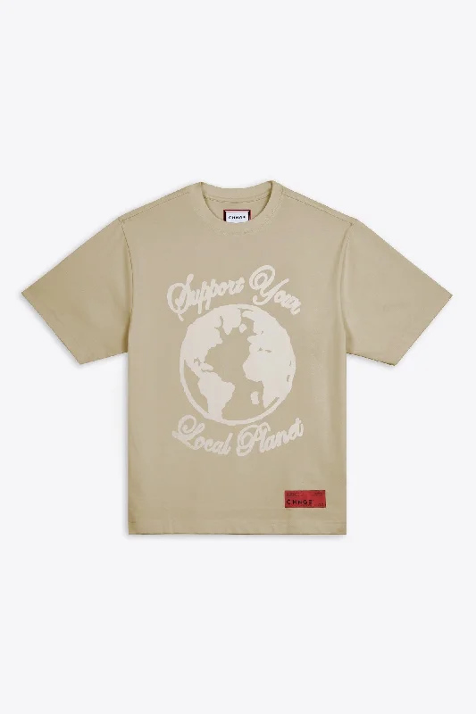 Support Your Local Planet S/S Tee (Sand)