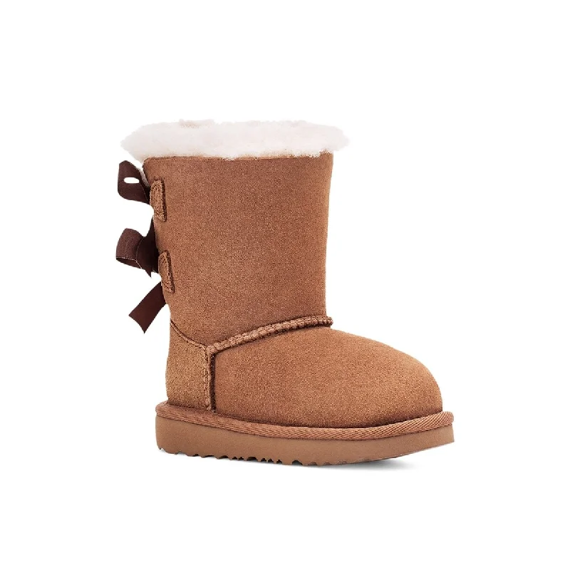 UGG Girl's Bailey Bow II Chestnut