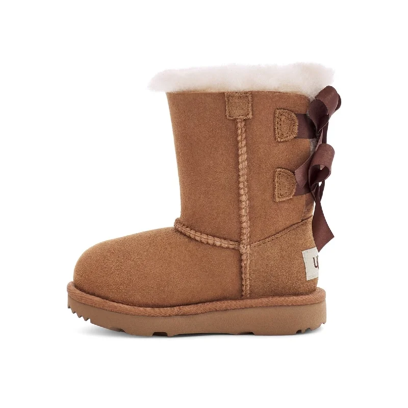 UGG Girl's Bailey Bow II Chestnut