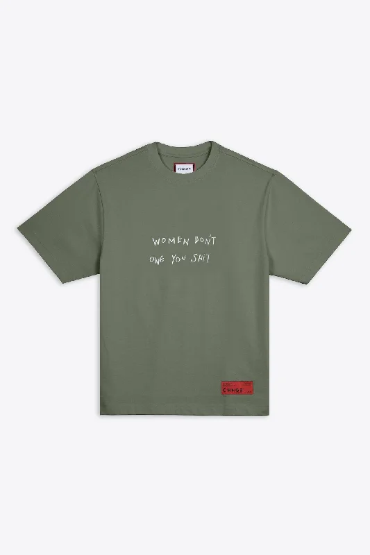 Women Don't Owe You Shit S/S Tee (Kelp)