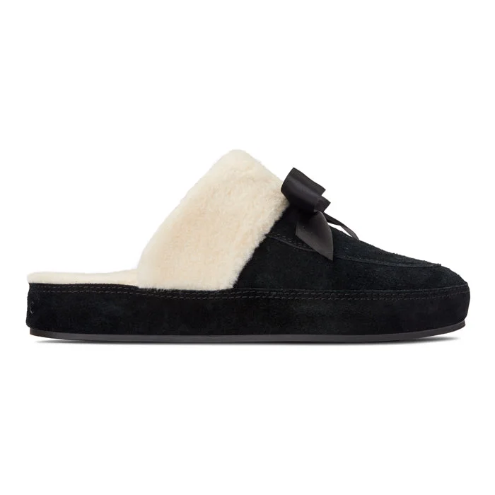 Womens Vionic Nessie Slipper Black